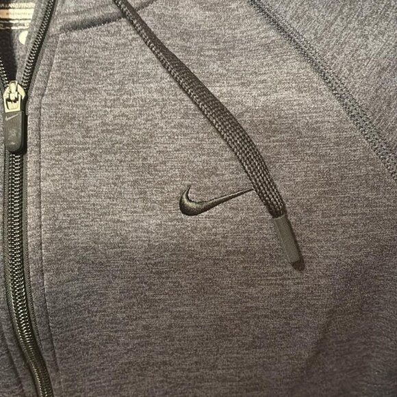 Nike Hoodie Sweatshirt Womens Therma Fit Full Zip KOTraining Running Black Small - Picture 5 of 6